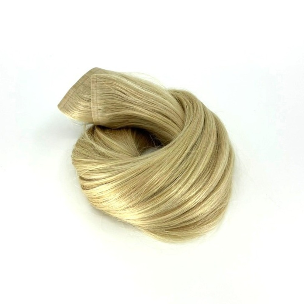 BELLAMI Silk Seam 28" 4 Wefts 250g Ash Blonde #60 Clip In Human Hair Extensions